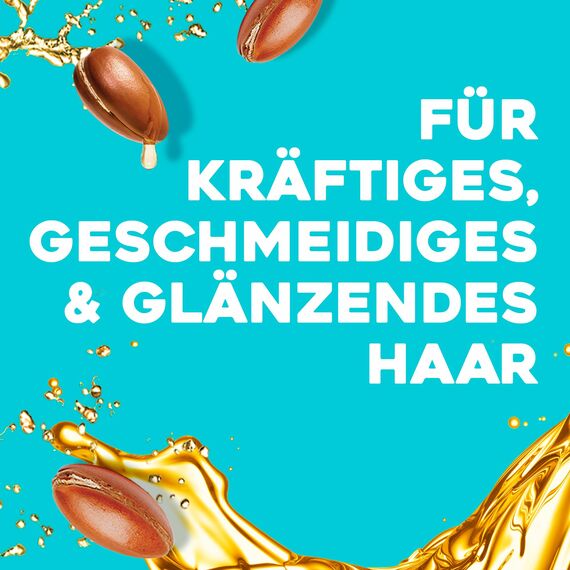 OGX Argan Oil of Morocco Extra Strength Haarmaske Hair Mask 300ml, pflegende luxuriöse Haarpflege mit reichhaltigem Arganöl und Seidenprotein