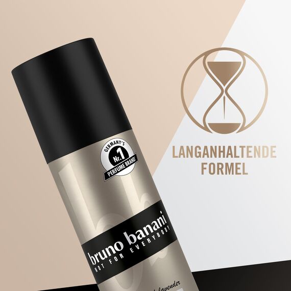 bruno banani Man Deo-Bodyspray, Körperspray mit zeitlos-frischem, orientalischen Herrenduft, 24h lang anhaltend, 50 ml