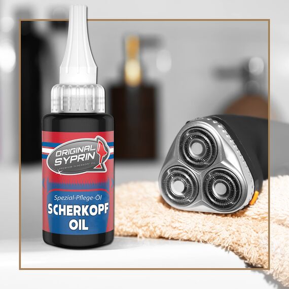 Original Syprin Scherkopf Öl für Haarschneidemaschinen Haarschneider Rasierer Trimmer I Scherkopföl Friseurbedarf Schermaschinenöl Feinmechanik Öl 3er set