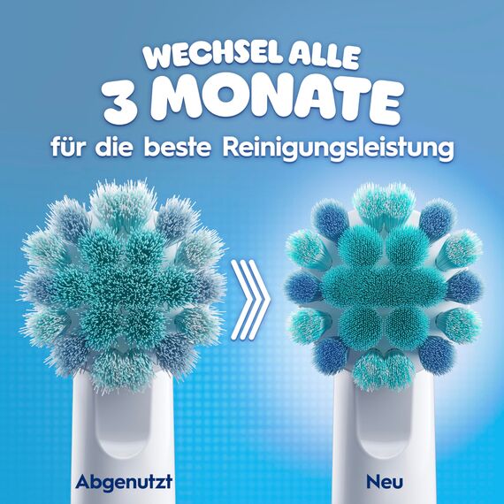 Oral-B Pro Kids Spiderman Aufsteckbürsten — ORIGINAL Zahnbürstenaufsatz für Elektrische Oral-B Pro Kinder Zahnbürste — Ersatzbürsten, Bürstenköpfe ab 3 Jahren — Weiß, 8 Stück