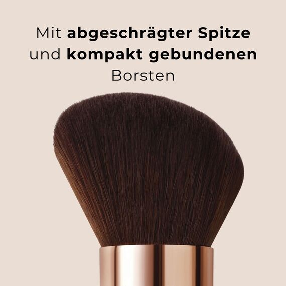 M. Asam MAGIC FINISH Kabuki Brush (1 Stk.), Hochwertiger Make-up Pinsel für Airbrush-Finish, Perfekt für Puder, Blush & Bronzer, Weiche Synthetikhaare & Ergonomischer Griff, Ideal für Schminke