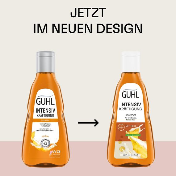 Guhl Intensiv Kräftigung Shampoo - Inhalt: 250 ml - Haartyp: normal