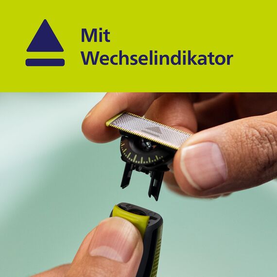Philips OneBlade 360 Ersatzklinge für alle OneBlade und OneBlade Pro Modelle (Modell QP410/50), 1er-Pack
