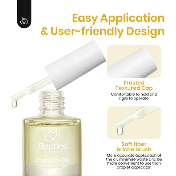 Beetles 7,5 ml Nagelhautöl und Öl für beschädigte Nagelhaut, stärkere Nägel, Spa- und Handmaniküre-Grundausstattung für reparierte dünne Nägel