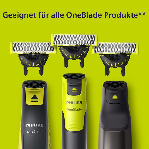Philips OneBlade 360 Ersatzklinge für alle OneBlade und OneBlade Pro Modelle (Modell QP410/50), 1er-Pack