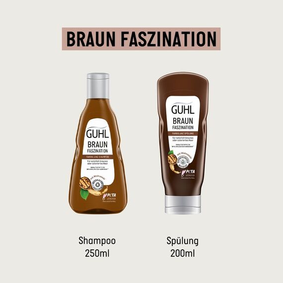 Guhl Braun Faszination Spülung - Inhalt: 200 ml - Haartyp: brünett, braun
