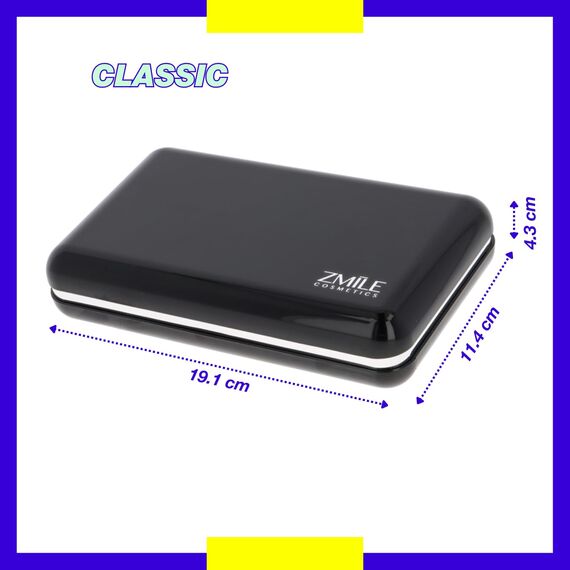 ZMILE COSMETICS Classic Beauty Box vegane Kosmetik mit Spiegel - Kleines Make Up Set für Unterwegs, zum Reisen und Verschenken