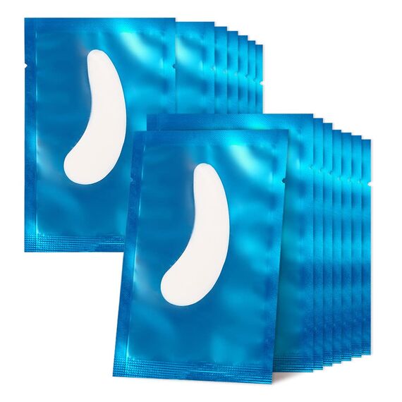 50 Paar Augenpads für Wimpernverlängerung Wimpern Pads Wimpernverlängerung Pad Augenpads Wimpern Lint Free Eye Gel Patch Eyelash Extension Pads Wimpernlifting Pad Lash pads (Willowleaves Blue)