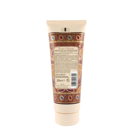 Tesori d'Oriente Cremedusche 'Byzantium' | aromatisches Duschgel mit schwarzer Rose und Labdanum | Duschcreme zur Körperpflege | Ritual für Körper & Sinne | 250ml