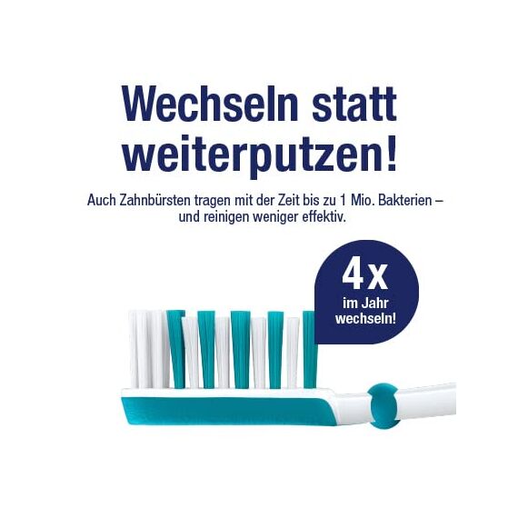 Dr.BEST Vibration Polimed Zahnbürste, Mittel (1 Stück), für eine 9x bessere Reinigungsleistung am Zahnfleischrand*
