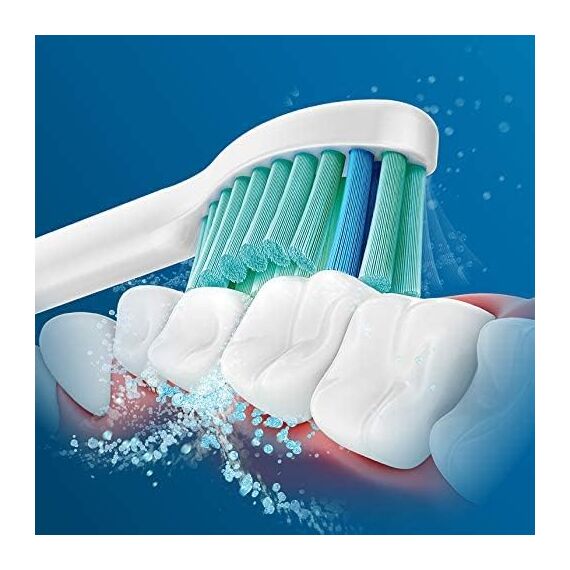 Philips Sonicare C1 ProResults-Bürstenköpfe für elektrische Schallzahnbürsten, 10 Stück (Modell HX6010/32)