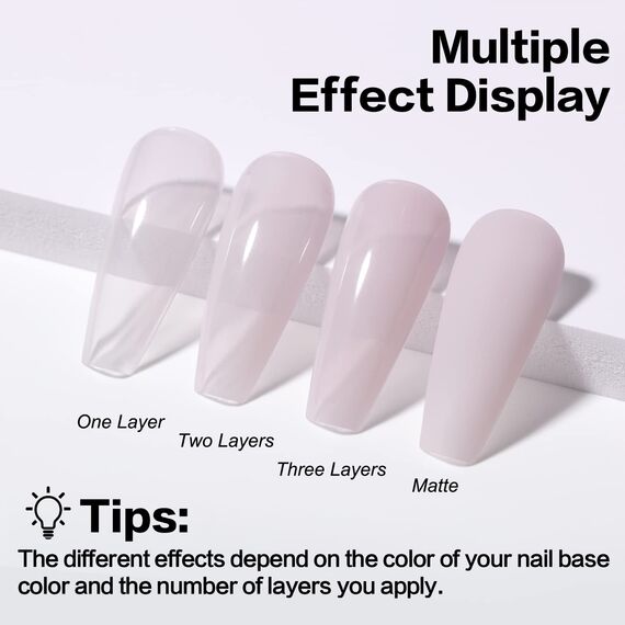 AIMEILI Rubber Base Gel Soak Off UV LED Rubber Base Coat Nägel Unterlack Gel Nagellack Maniküre 10ml (430)