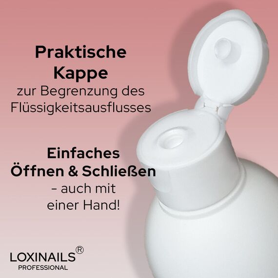 Nail Cleaner - Aceton 2x250 ml SET - UV Gel Nagellackentferner - Nagelreiniger Entfetter LoxiNails