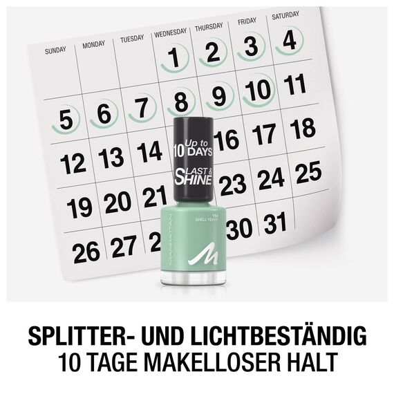 Manhattan Last & Shine Nail Polish Fb. 154