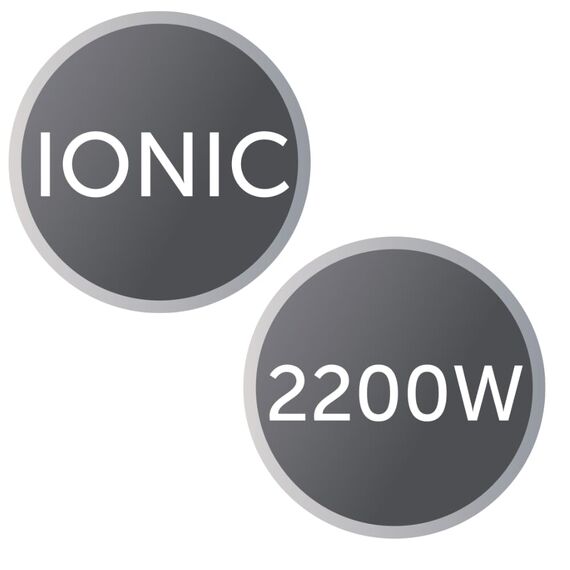 Remington Haartrockner Ionen [leicht, Diffusor & Stylingdüse] weiß (2200W, Keramik-Ionen: schonendes Styling & gleichmäßige Wärmeverteilung, 3 Heiz- & 2 separate Gebläsestufen + Abkühlstufe) D3199