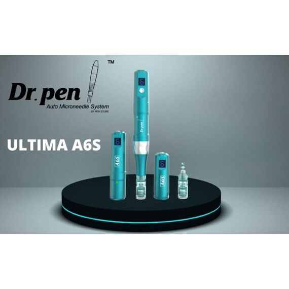 Erbilon, Pen Ultima A6S Professional Plus – Kabelloses Hautpflege Werkzeug-Set inklusive 2 x Mikronadel-Patronen