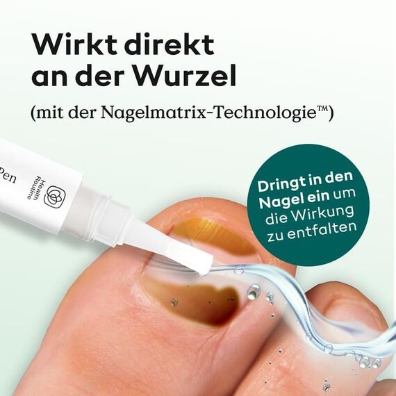 Health Routine® Nail Care Pen Nagelöl — DAS ORIGINAL aus Österreich für gepflegte Fingernägel & Fußnägel — Mit Teebaumöl & Aloe Vera für Kosmetische Pflege