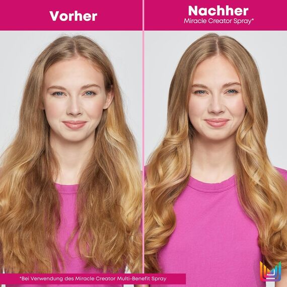 Matrix Miracle Creator Leave-In Spray mit 20 pflegenden Eigenschaften & Keep Me Vivid Shampoo für farbbehandeltes Haar