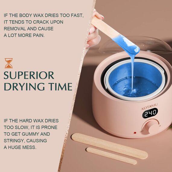 KOTAMU Waxing Beads For Hair Removal (blau)