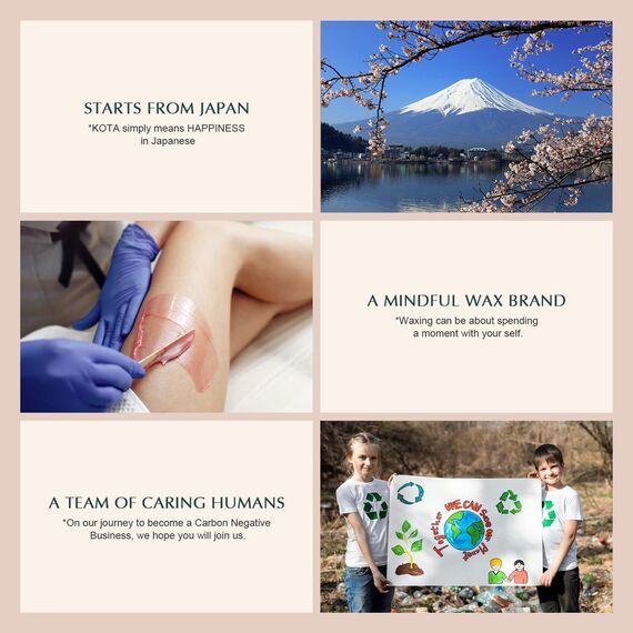 KOTAMU Waxing Beads For Hair Removal (blau)