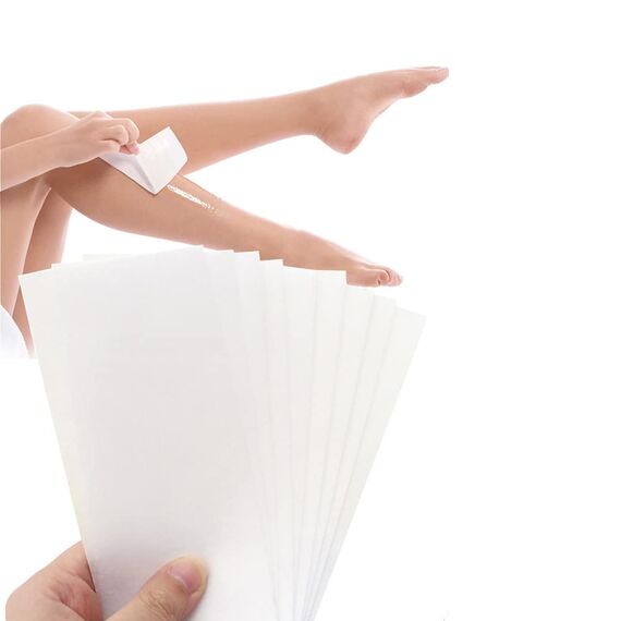 200 Stück Vliesstreifen für Warmwachs und Zuckerpaste Wachsstreifen Vlies Wachsstreifen Bikini Wachsstreifen für jede Art von Depilation auf Bein, Brust, Rücken, Intimbereich & Gesicht （7x20cm）