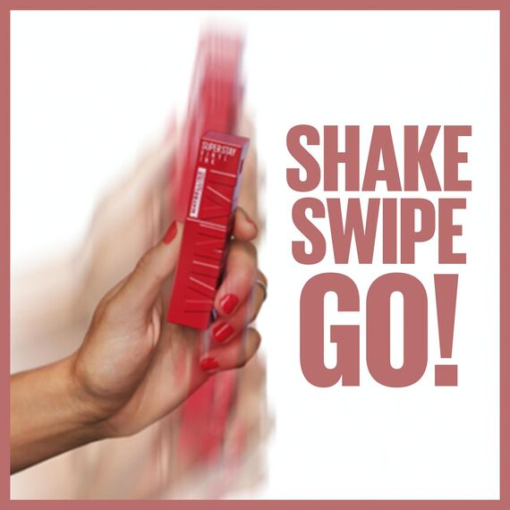 Maybelline New York flüssiger Lippenstift, Liquid Lipstick mit 16 Stunden Halt und glänzendem Finish, Super Stay Vinyl Ink, Nr. 105 Golden, 4,2 ml