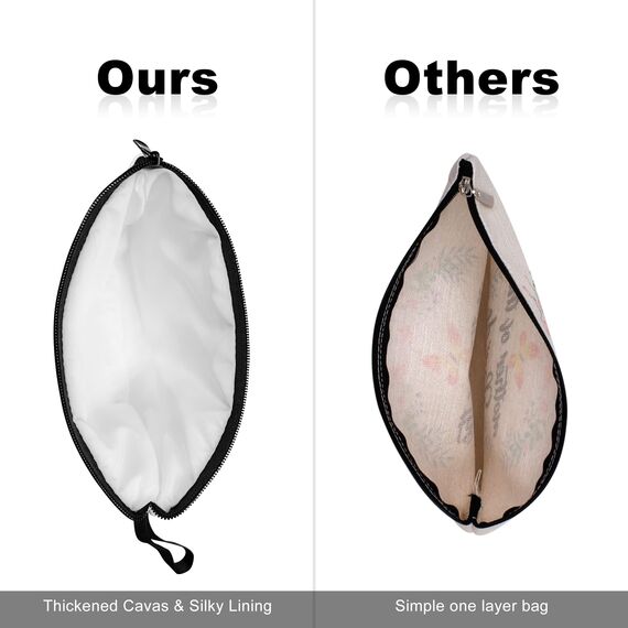 Vavabox A-Z Personalisierte Kosmetiktasche-Geburtstagsgeschenke für Frauen, Mütter, Beste Freundinnen und Brautjungfern (F)