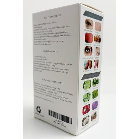 KEEPAQ Ice Roller Gesicht, Eisroller Gesicht Auge Massagegerät, Eis Gesichtsroller Silikon Wiederverwendbares, Facial Ice Face Roller and Gua Sha set für Pore Verkleinern, Falten Aufhellen, Hautpfleg