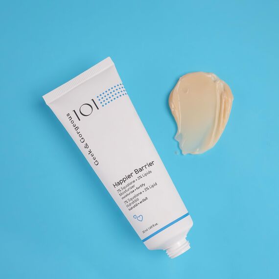 Geek & Gorgeous HAPPIER BARRIER Nährende Creme Hautcreme für eine gesunde Hautbarriere & seidig softe Haut für trockene, normale und Mischhaut - 50ml