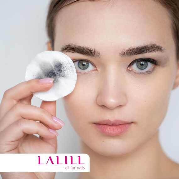 LALILL Wattepads aus Baumwolle 600 Stück - Fusselfreie Abschminkpads - Effektive Gesichtsreinigung Für Sie - Kosmetikpads Geeignet Für Empfindliche Haut - im Beutel - Für Make Up, Salon, Lotion