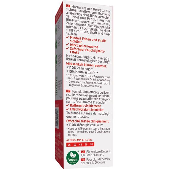 WELEDA Bio Straffendes Serum - Naturkosmetik Natural Anti Aging Gesicht Pflegekonzentrat mit Granatapfelsamenöl & Maca-Peptiden. Gesichtsserum mindert Falten, spendet Feuchtigkeit & strafft (1x 30ml)