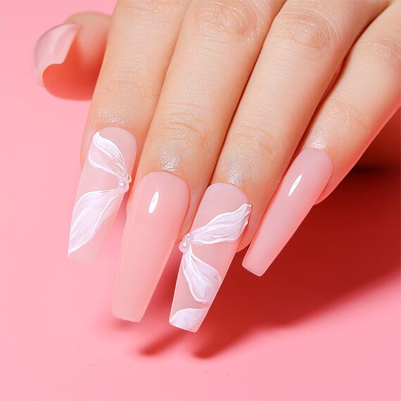 AIMEILI Rubber Base Gel Soak Off UV LED Rubber Base Coat Nägel Unterlack Gel Nagellack Maniküre 10ml (450)