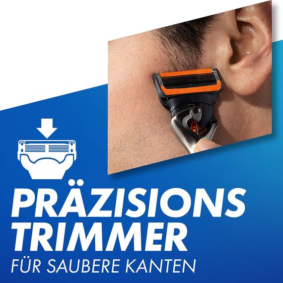 Gillette ProGlide Power Rasierklingen für Rasierer, 12 Ersatzklingen für Nassrasierer Herren mit 5-fach Klinge