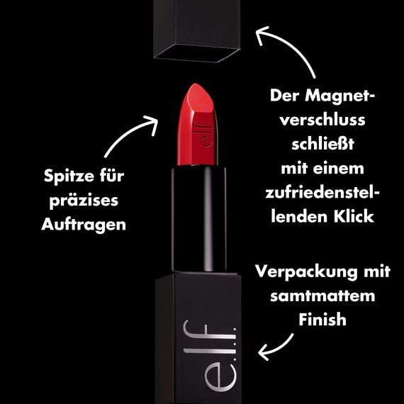 e.l.f. O Face Satin Lipstick, reichhaltig pigmentierter, pflegender & langanhaltender cremiger Lippenstift, mit Jojoba, vegan & tierversuchsfrei, Me, Myself And I
