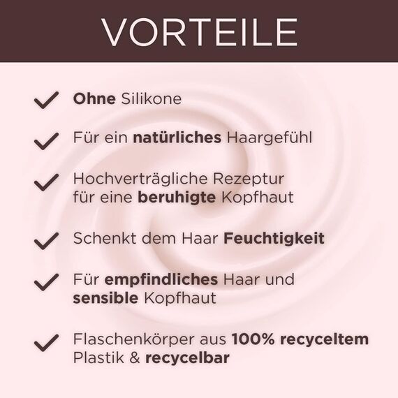 Garnier Wahre Schätze Beruhigendes Shampoo Sanfte Hafermilch für empfindliches Haar und sensible Kopfhaut, 3 x 250 ml