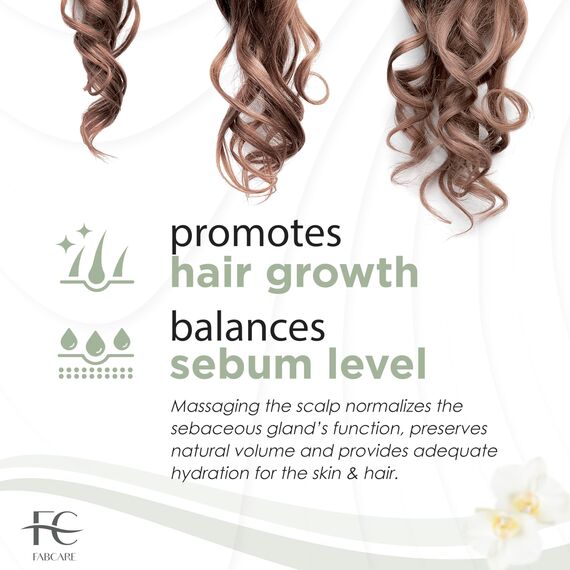 FABCARE Kopfhaut Massagebürste für Haarwachstum und Blutzirkulation, geeignet für alle Haartypen, aus Weizenstroh, ideal für Peeling und trockene Kopfhaut bei nassem oder trockenem Haar (Green)