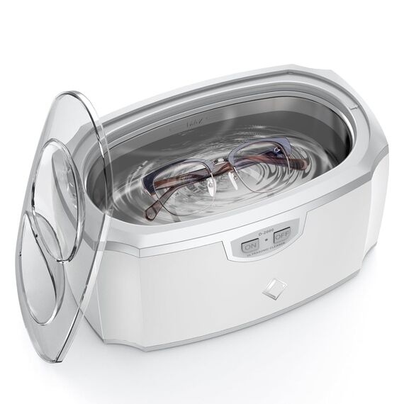 LifeBasis Ultraschallreinigungsgerät 420ml Brillenreinigungsgerät Ultraschallreiniger Ultraschallgerät 45kHz Zahnersatz Reinigungsbäder für Brillen Schmuck Uhren 30W Ultraschall Ultrasonic Cleaner