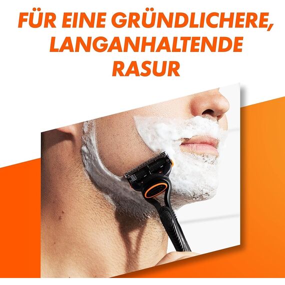 Gillette Fusion 5 Nassrasierer Herren, TESTSIEGER VON GILLETTE BEI STIFTUNG WARENTEST Rasierer + 1 Rasierklinge, mit Gleitstreifen für eine gründliche Rasur