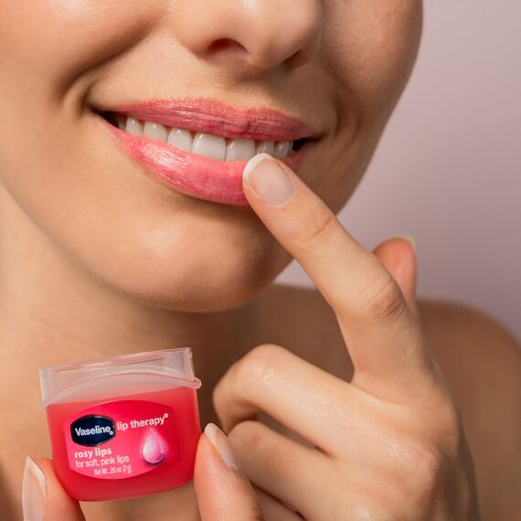 Vaseline Lip Therapy Rosy | Pflegender Lippenbalsam für optimale Feuchtigkeit (1 x 1 x 7g)