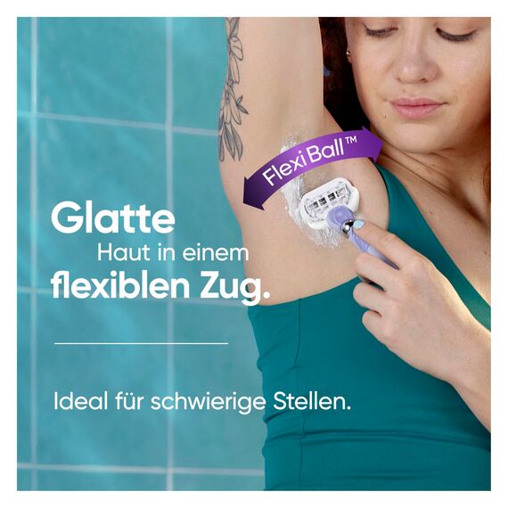 Gillette Venus Extra Smooth Swirl Rasierklingen Damen, 10 ORIGINAL Ersatzklingen für Damenrasierer, Nassrasierer Damen für eine glatte Rasur