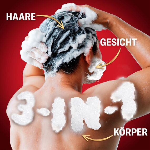 Old Spice Captain 3-in-1 Duschgel & Shampoo für Männer (675 ml), Körper-Haar-Gesichtsreinigung Männer, lang anhaltend Frisch, Zitrone, Sandelholz und Seeluft
