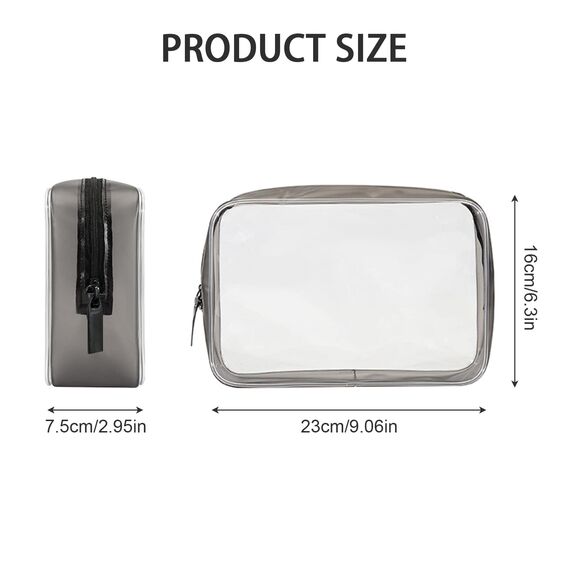 KEYRI Kulturbeutel Transparent Reiseflaschen zum Befüllen Leere Reiseflaschen Set mit Kulturtasche für Flüssigkeiten Auslaufsicher Reiseset Flaschen für Kosmetik Flugzeug (Schwarz)