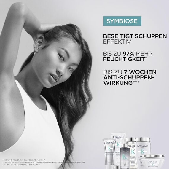 Kérastase Symbiose, Beruhigendes Anti-Schuppen Shampoo, Für fettige und empfindliche Kopfhaut, Ohne Sulfate und Silikone, Bain Pureté Anti Pelliculare, 500 ml