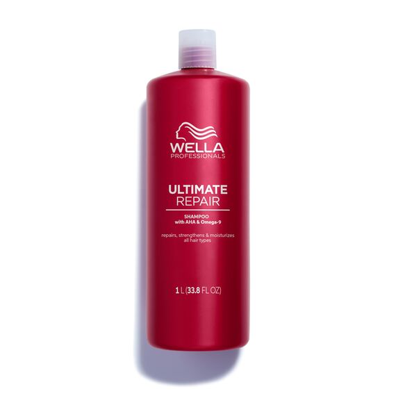 Wella Professionals – Wella Ultimate Repair Shampoo – Tiefenreinigungsshampoo mit Metal-Purifier-Technologie – reparierendes Feuchtigkeitsshampoo – 1 l