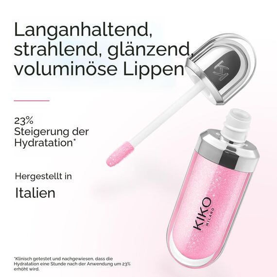 KIKO Milano 3D Hydra Lipgloss 42 - Limited Edition | Feuchtigkeitsspendender 3D-Effekt-Lipgloss