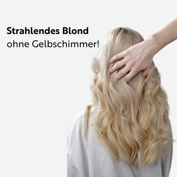 ahuhu COLOR REFRESH Shampoo Cool Blond (500ml) – Silbershampoo Anti Gelbstich für blondes & graues Haar, Feuchtigkeit & Haarpflege, vegan & silikonfrei