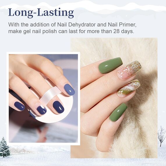 JODSONE 4 Flaschen mit je 15 Kapazitäten Nageltrockner Nagelgrundierung Basislack Decklack Langanhaltend und einfach aufzutragen Große Flasche