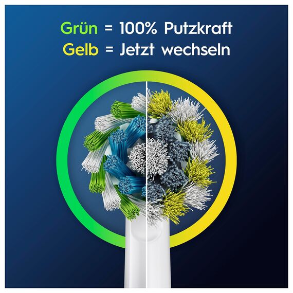Oral-B Pro CrossAction Aufsteckbürsten — ORIGINAL Zahnbürstenaufsatz für Elektrische Oral-B Pro Zahnbürste — Ersatzbürsten für überlegene Zahnreinigung — Weiß, 12 Stück