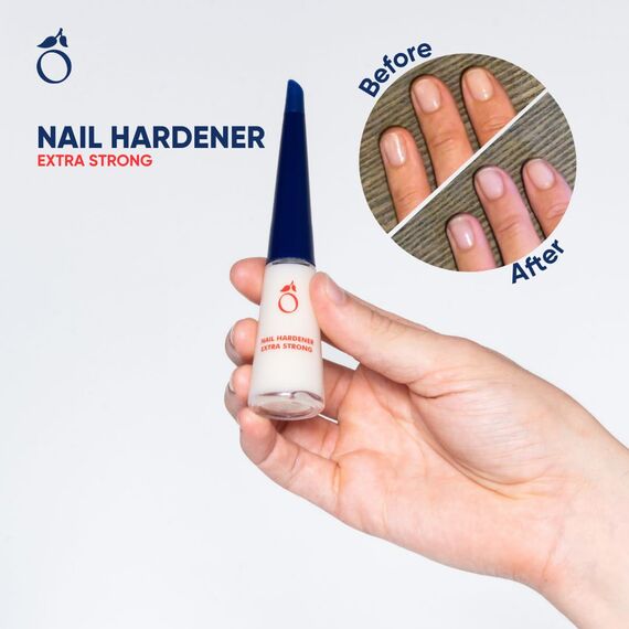 Herome 4-Pack Nagelhärter Extra Stark (Nail Hardener Extra Strong) - Nagelverstärker Garantiert Feste Nägel, Schon nach acht Tagen sind die ersten Ergebnisse spürbar. - 4 * 10ml.