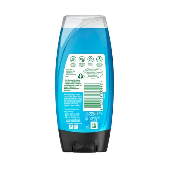 Duschdas 2-in-1 Duschgel & Shampoo 6x 225 ml
